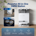 [2025 NEW] ECOVACS DEEBOT T50 Pro OMNI AI Robot Vacuum | 15000 PA | AIVI 3D 3.0 | TruEdge™ 2.0 | ZeroTangle™ 2.0 | All-in-one OMNI Station | 9mm Auto Mop-Lifting | YIKO GPT | APP Control [2 Years Warranty]. 