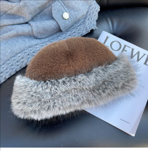 Fluffy Fur Bucket Hat For Women Plush Fisherman Hat Warm Womens Winter Hat Thicken Cold Snowy Day Panama Cap Chrismas Gifts