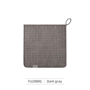 Gemilai h.igh water absorbent towel for baristas waffle cleaning cloth quick drying coffee machine milk tea shop cleaning small square towel