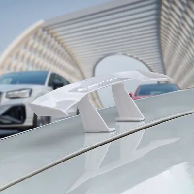 XSD Carbon Look Car Rear Spoiler Mini Wing Small Model Decoration For Proton X50 X70 Saga Exora Iriz Persona and other models