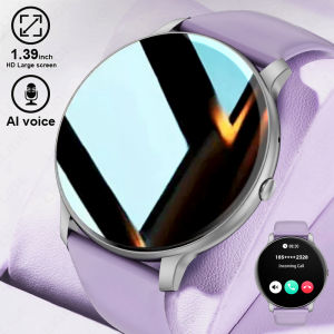 LIGE Original Smart Watch for Men and Women Wireless Call Voice Assistant Health Fitness Tracker 50 Meter Waterproof Multiple Sport Modes Watches