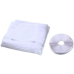 【SG Dliver】Portable Air Conditioner 300Cm/500CM Flexible Cloth Sealing Plate WindowSealwith With Zip And AdhesiveFastener
