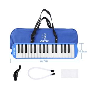 Kèn Melodica 32 Phím- Nhạc Cụ Kèm Túi Đựng Cho Học Sinh Người Mới Bắt Đầu tập chơi.