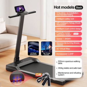 Home use treadmill Folding ultra quiet shock-absorbing walking indoor gym for men and women small intelligent silent folding indoor new walking machine specifically designed for sports and fitness