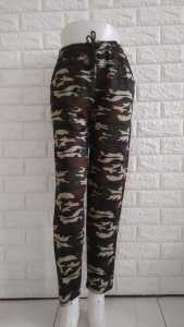 Femme Ols - Celana Panjang Motif Loreng / Army Wanita Senam/ Aerobic / Jogging / Santai Olahraga 917 & 922