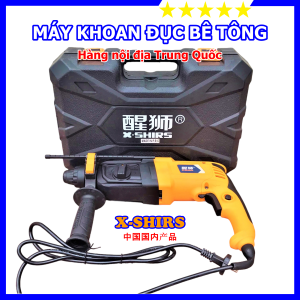 Máy Khoan Bê Tông X SHIRS Hàng Nội Địa Trung Quốc - Công Suất 720W - 3 Chức Năng - Bảo Hàng 12 Tháng