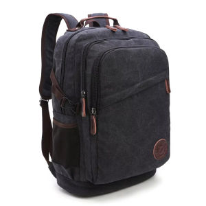 Fashion Men Backpack Travel Vintage Canvas Rucksack Outdoor Climbing Hiking Shoulder Bag Multi-Purpose Laptop College Schoolbag
