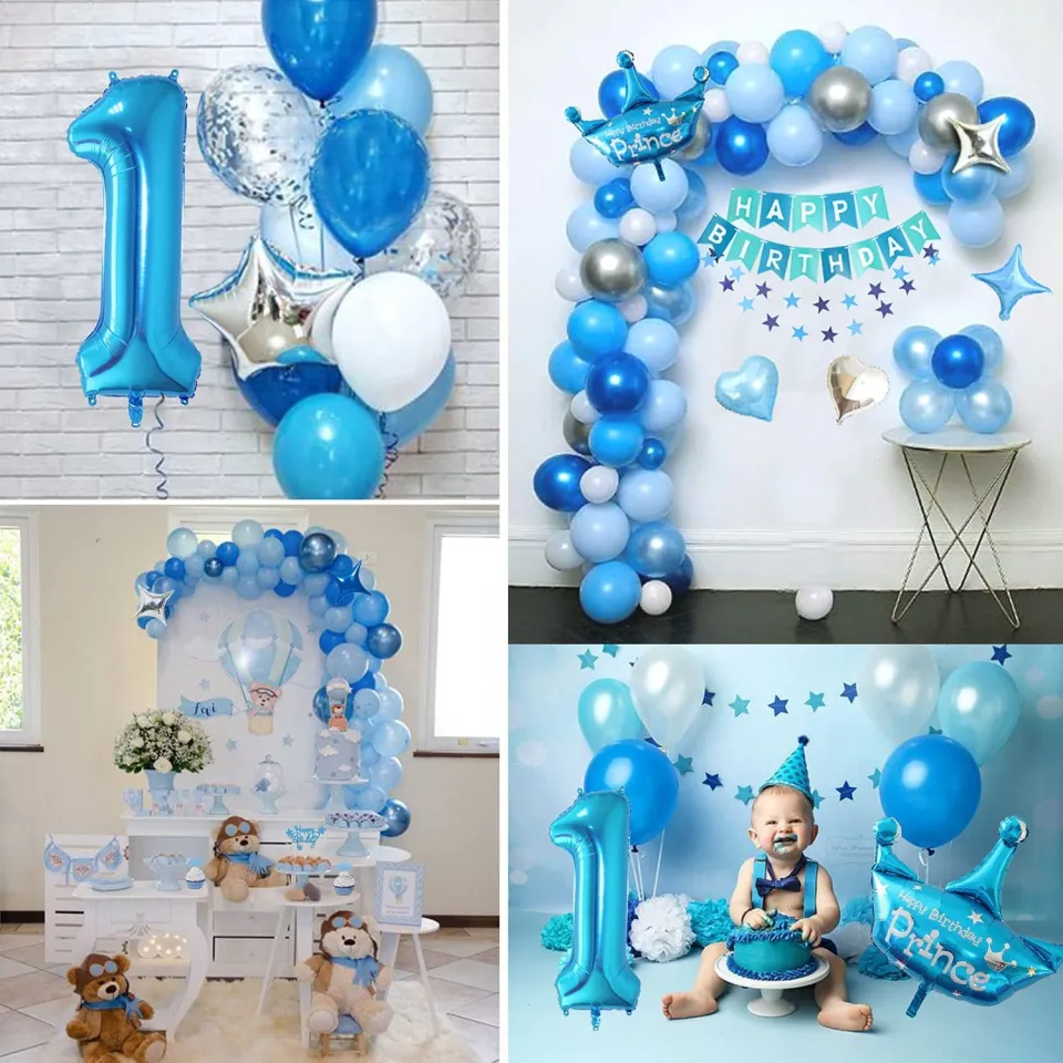 Birthday banner for 1 year hot sale old boy