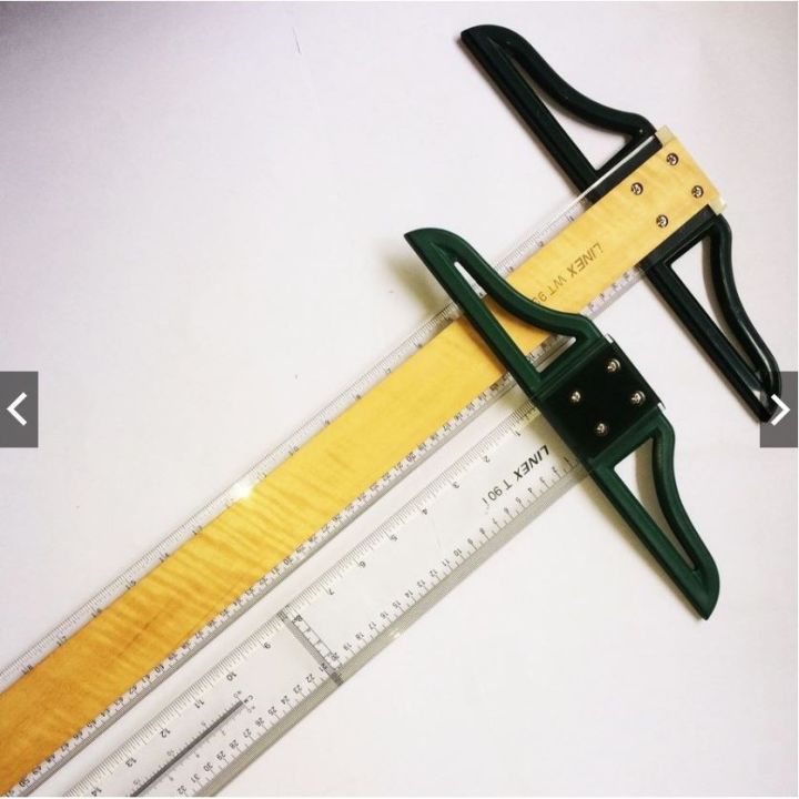 LINEX T-square 24inches/60cm (wooden and acrylic) Tsquare ruler