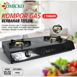 Kompor Gas 2 Tungku Rinnai Anti Karat dengan Finishing Hitam Berkilau - RI-202S/302S/522S/522C/522CE/522E/522SS
