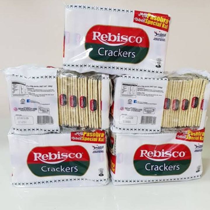Rebisco Crackers Plain, Choco, Honey Butter 33gx10s Lazada PH