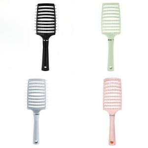 Tangled Hair Comb Detangling Hair Brushes Hollow Out Wet Curly Hair Brushes Massage Combs Barber Comb Hairs Styling Tools Salon