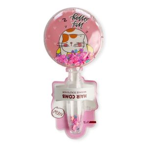 Pinky Bee Sisir / Hair Brush Kucing Glitter 68560400