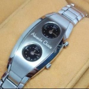 alexandre christie 2061 jam tangan wanita original dual time
