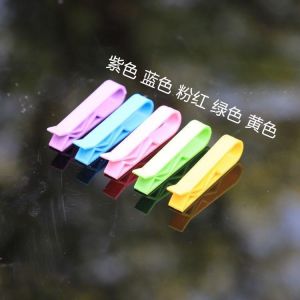 Garbage Bin Clip 5.5 x 1.4 x 0.9cm Plastic Non-slip for Barrel Edge Food Storage Eco-Friendly