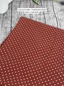 VẢI LỤA CHẤM BI [NHÍ]  - DÒNG VẢI THÔNG DỤNG - 1 MÉT X 1M5