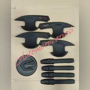 Paket Cover Handle Hendle Gagang Pintu + Outer + Tank Cover Mobilio Hitam & Chrome