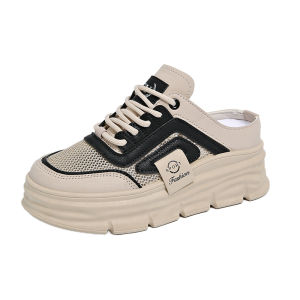 Free Shipping 2026 Thick-Soled Height-Increasing Half-Slipper Style New Summer Korean Fashion Trendy WomenS Casual Sneakers Versatile For Street Style CY711