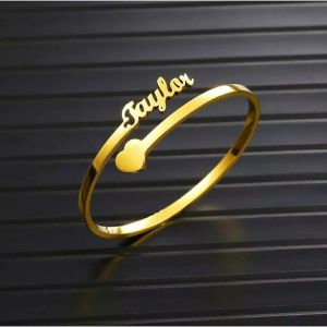 Gelang Nama Custom Variasi Love di bawah Lapis Emas 24k