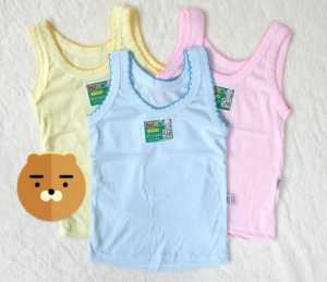 6 Pcs / 3 pcs - Singlet Agree Kids Warna