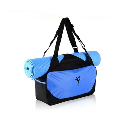 GYMPRO Large Yoga Mat Bag for Women - Waterproof Yoga Mat Bag Carrier - Gym Bag Yoga Mat Holder Strap Hot Yoga Bag for Mat and Block Easy Organization Yoga Travel Bag Large Yoga Sport Bag Clothes Backpack Men Women Shoulder Yoga Pilates Mat Case Bag