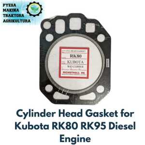 Cylinder Head Gasket for Kubota RK80 Diesel Engine CHG Water-Cooled Engine Head Gasket Replacement