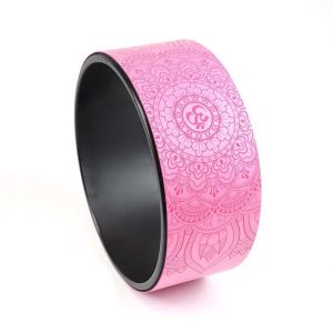 Winmax Pattern Crescent Pattern Pilates Ring Fitness Roller Support Back Training Tool Home Gym Exercise Waist Equipment Yoga Wheel