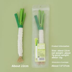 Teeker Pet Catnip Cat Toys Natural Pet Cat Snacks Stick Cleans Tooth Removers Hair to Promote Digestion Silvervine Kitten Chew Toy Cute Carrot Shape Scallions Shape Silvervine