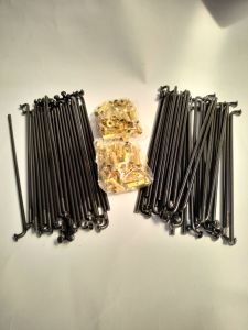 (HARGA UNTUK SEPASANG)jari jari hitam/ruji warna/trali motor ready ring 14 17 dan 18