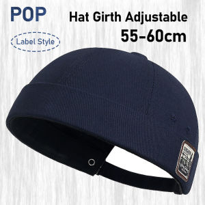 Vintage Caps For Men Women Washed Denim Sun Protection Wind Protection Hat Fashion And Leisure Street Hip Hop Beanie Breathable Quick Drying Soft Comfortable Sunshade Bonnet Brimless Cap Japanese Descent Headwear Four Seasons Style