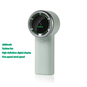 6000mAh portable multi-function power bank adjustable speed fan malakas na hangin at LED light