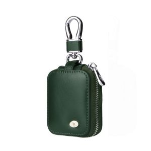 WAPKTY Shockproof Leather Cover Anti Lost Portable Protective Case Durable Storage Bag for Airpods Pro 3 2 1