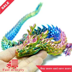 [COD] 3D In Trung Quốc Rồng Đầy Đủ Cơ Thể Khớp Di Chuyển Nhà Trang Trí Nội Thất Trang Trí Trang Trí Đáng Giá Thu Thập Đồ Chơi Sáng Tạo