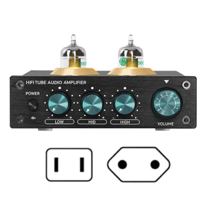 Audiophile Tube Preamplifier HIFI No Background Noise High Bass Adjustment Professional Preamplifier