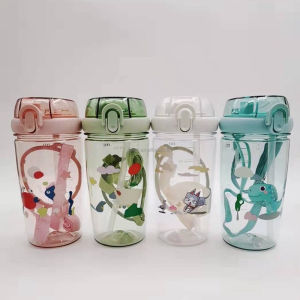 BPA FREE BOTOL MINUM ANAK SEDOTAN DAN TALI 550ML 7305