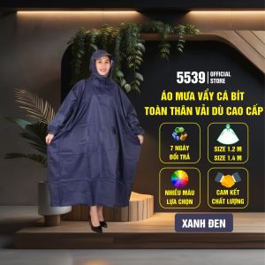 Áo Mưa 1 Người Cao Cấp Trùm Toàn Thân Dành Cho Người Đi Xe Máy Thích Hợp Cho Người Lớn Và Trẻ Em Nhiều Màu Lựa Chọn – Shop 5539