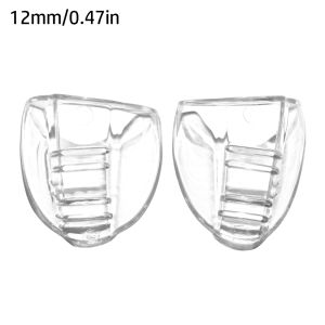 2Pcs Clear Safety Eye Glasses Side Shields For Glasses Slip-On Safety Glasses Flexible Fits Shield Universal