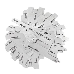 Chống ăn mòn hàn công cụ kiểm tra thép chia độ kép cam loại thiết kế cho số liệu đo Hoàng Gia