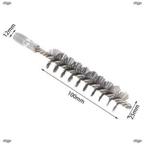 [COD] dfgje 1PC Chimney Cleaning Brush For Pipe Cleaning Polishing 10-50mm Threaded Wire Brush Metal Handle Stainless Steel Brush