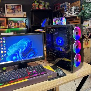 คอมพิวเตอร์ Core i5 gen 4xxx  ครบชุดพร้อมจอ GTX1050/RAM16 gb คอมเล่นเกมส์ ทำงาน