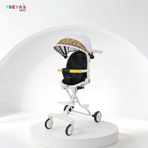 FR-C772 Kereta Dorong Bayi Lipat Dua Arah Stroller Dorong Bayi Dengan Atap / Perlengkapan Bayi Portable Stroler Roda 4 Import