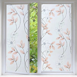 [รูปแบบใหม่] โปร่งแสงทึบแสงมีกาวในตัวสติกเกอร์หน้าต่างฉนวนฟิล์มกระจกฝ้าระเบียงห้องน้ำห้องน้ำม่านบังแสงสติกเกอร์