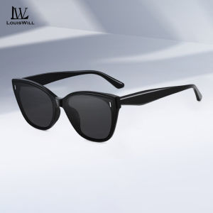 แว่นกันแดดแฟชั่นใส่ได้ทั้งชายและหญิง LouisWill UV400ปกป้องดวงตาแว่นกันแดดโพลาไรซ์ TAC แว่นตานิรภัยแว่นตากันแดดสำหรับผู้ชายและผู้หญิงขับรถปีนเขา