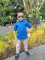 COD setelan anak laki laki kemeja polos celana chinos usia 1-12thn//setelan kemeja anak laki laki murah. 