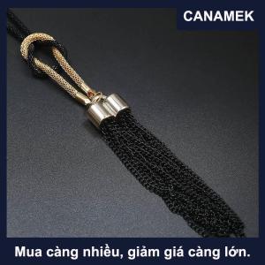 【CANAMEK】 Đơn Giản Thời Trang Hình Học Đa Năng Tua Dài Mặt Dây Chuyền Vòng Cổ Cho Phụ Nữ Của Sáng Tạo Áo Len Chuỗi Trang Sức Phụ Kiện Quà Tặng