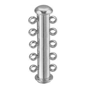 Stainless Steel Magnetic Slide Tube Clasp Hook Layering Necklaces Bracelet Connector Handmade Jewelry Accessories