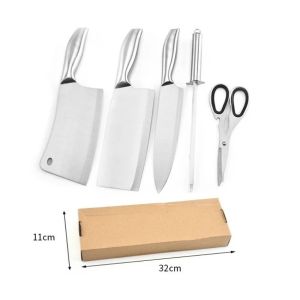 LILIER 5In1 knife set 304 stainless steel Kitchen Knife Set Stainless Steel Precision Knife Set Knives that meet all cook