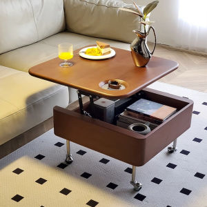 Vintage Transforming Storage and Workspace Table Laptop Desk Tea Coffee Bedside Sofa Side Foldable Tables