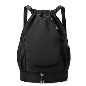 Multifunctional Lightweight Drawstring Casual Sports Backpack Outdoor Large Capacity Double Shoulder