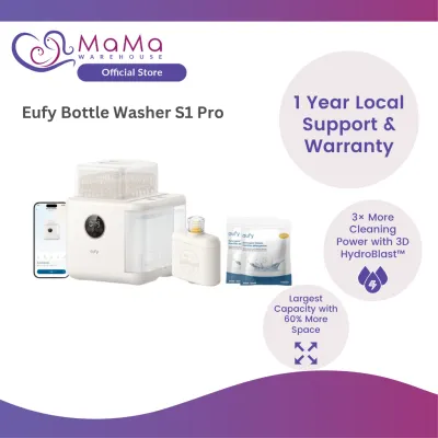 Eufy Bottle Washer S1 Pro - Largest Capacity with 3X Cleaning Power